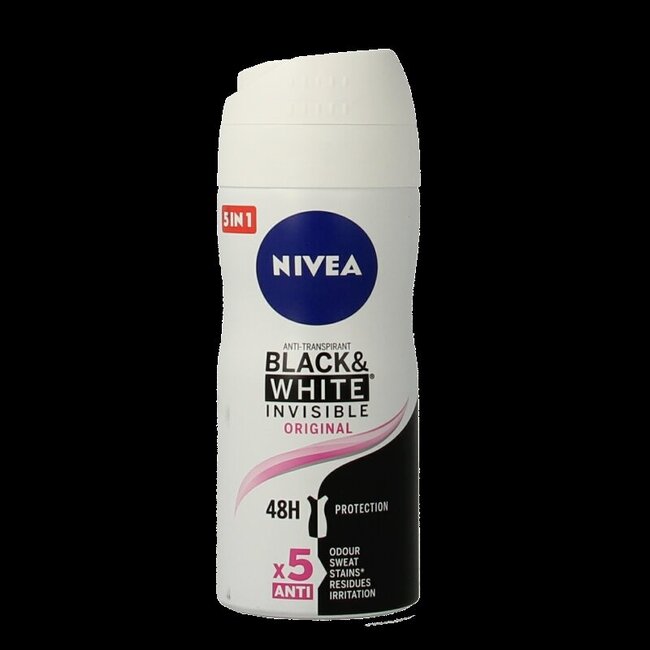 Deodorant black & white clear spray  100 Milliliter