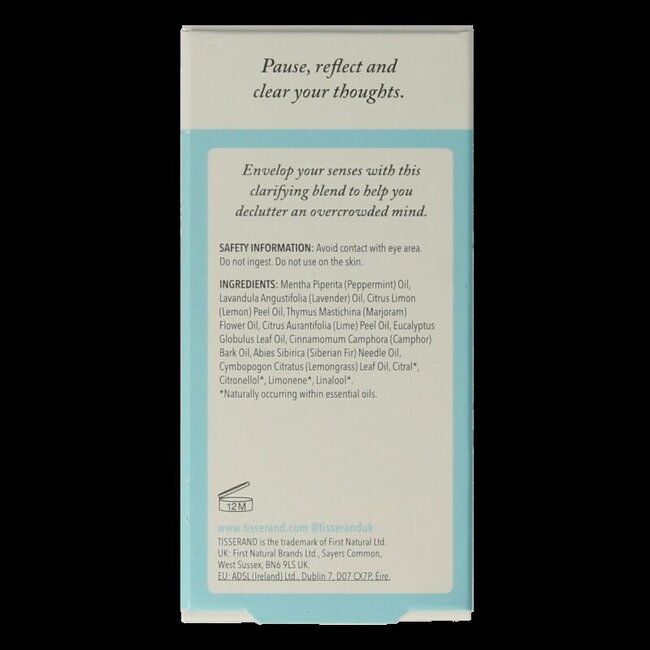 Tisserand Huile pour diffuseur Mind Clear 9 ml