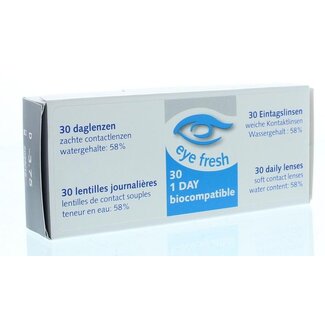 Eyefresh Daglenzen -3.75 30 Stuks