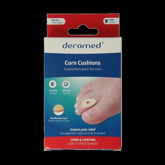 Likdoorn anti druk ring 3mm one size 9 Stuks