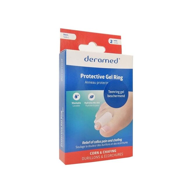 Teenring gel beschermend maat S 2 Stuks