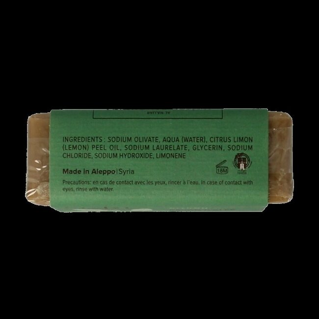 Savon d'Alep Najel olive citron lime 100 g