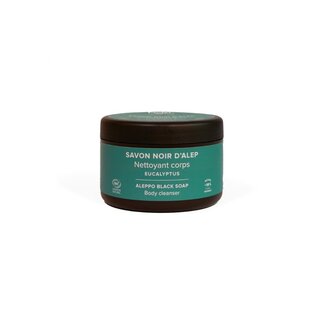 Najel Aleppo Najel Aleppo Aleppo zeep scrub zwart eucalyptus 180 Gram