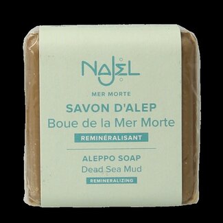 Najel Aleppo Aleppo zeep scrub dode zee klei 100 Gram