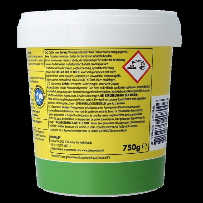 Tricel Savon noir pot vert bio 750 g