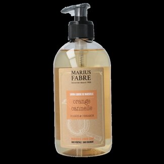 Marius Fabre Zeep sinaasappel-kaneel met pomp 400 Milliliter