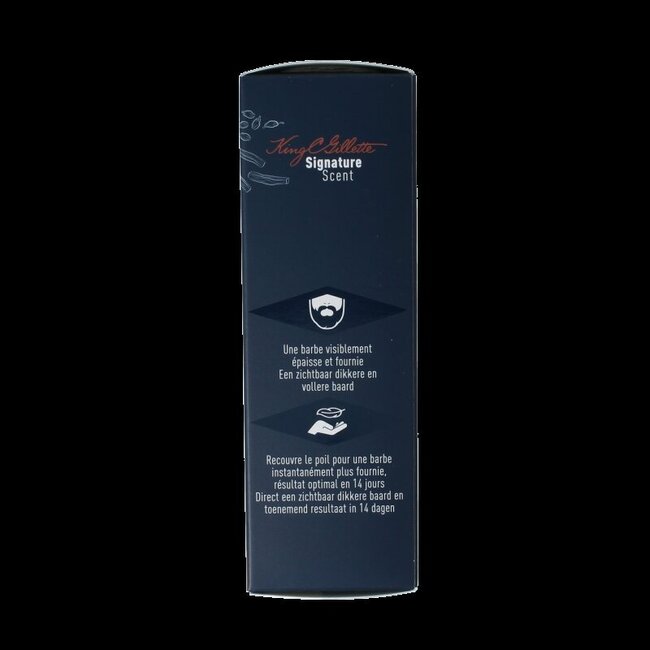 Gillette King c baardverdikkingsserum 50 Milliliter