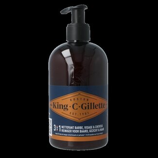 Gillette Gillette King C. nettoyant barbe et visage 350 ml