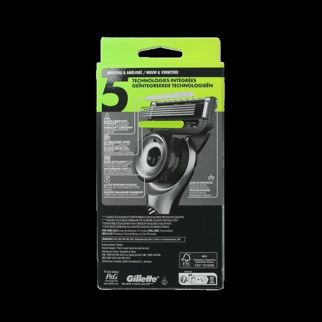 Système de rasage Gillette Labs avec support + 1 lame, 1 unité