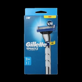 Gillette Rasoir Gillette Mach 3 Turbo avec 2 lames