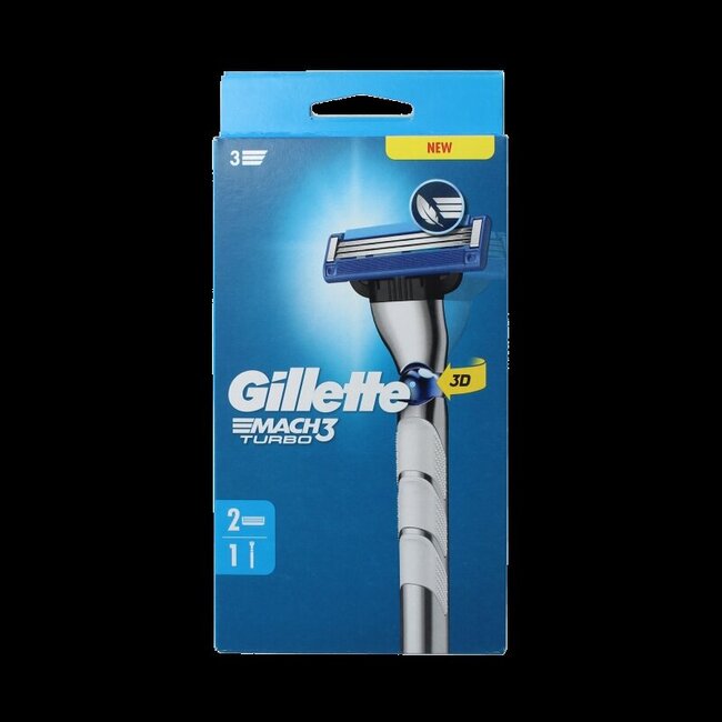 Mach 3 turbo scheersysteem 2 up 1 Stuks