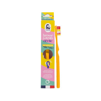 Lamazuna Lamazuna Brosse à dents enfants jaune 1 pièce