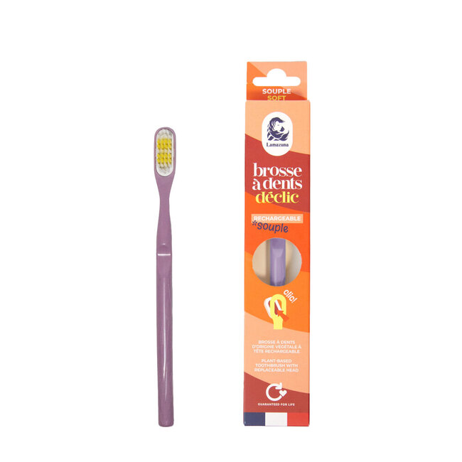Toothbrush soft lilac 1 Stuks