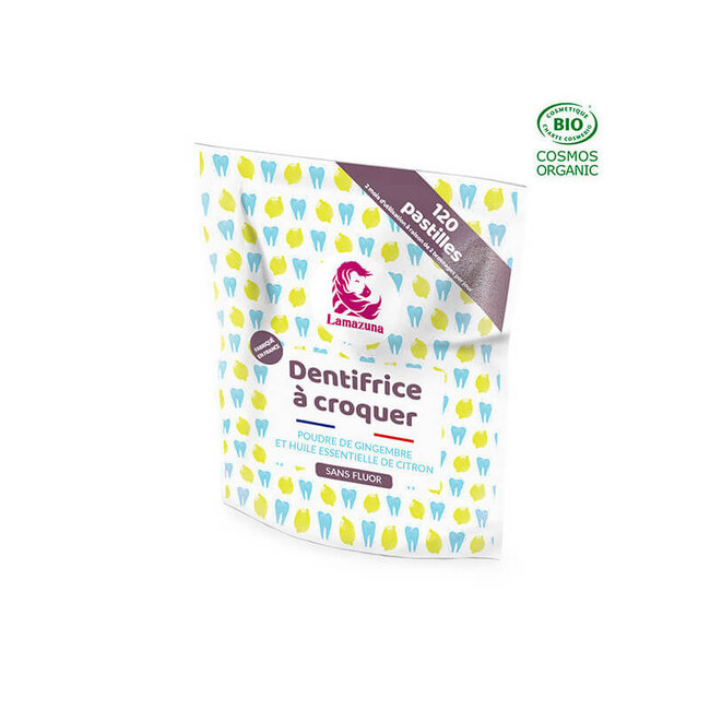 Toothpaste tabs ginger lemon bio 30 Gram