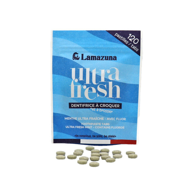 Toothpaste tabs ultra fresh mint bio 30 Gram