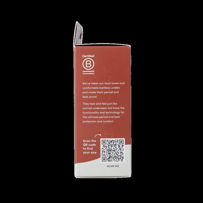 Boody Menstruatieondergoed bikinislip zw norm/hevig XS 1 Stuks