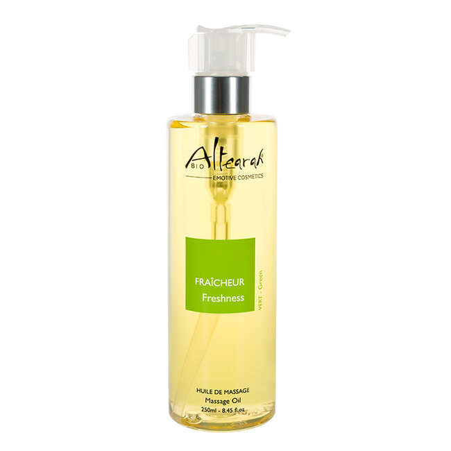 Massageolie freshness green bio 250 Milliliter