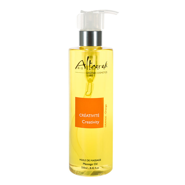 Massageolie creativity orange bio 250 Milliliter