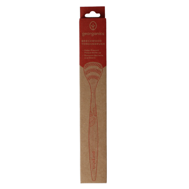 Tongue brush medium beechwood 1 Stuks