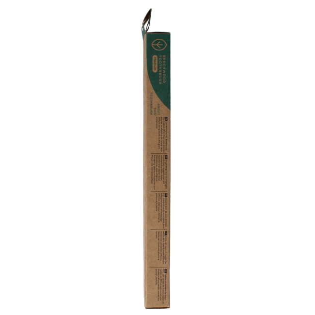Georganics Toothbrush medium beechwood 1 Stuks