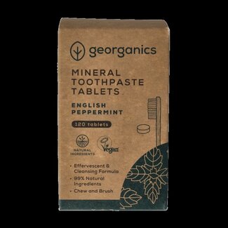 Georganics Toothpaste tablets english peppermint 120 Tabletten