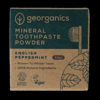 Georganics Georganics Poudre dentifrice minérale menthe poivrée anglaise 60 ml
