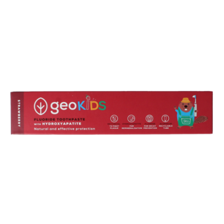 Georganics Fluor toothpaste kids strawberry tube 75 Milliliter