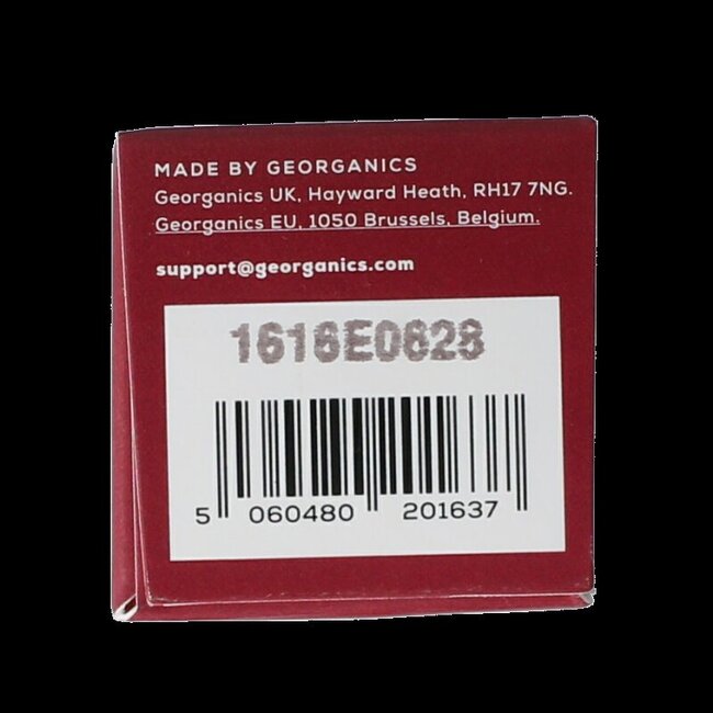 Georganics Fluor toothpaste kids strawberry tube 75 Milliliter