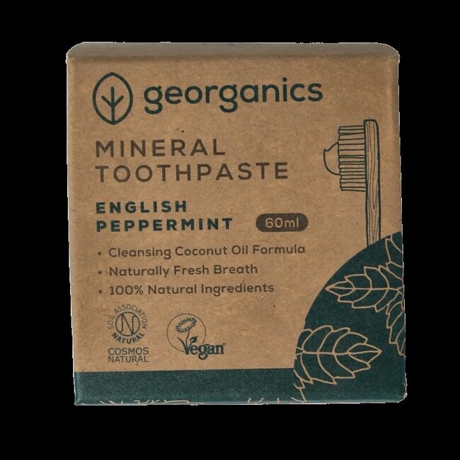 Mineral-rich toothpaste english peppermint 60 Milliliter