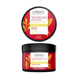 Urban Care Hibiscus & shea butter twisted curls hair mask 230 Milliliter