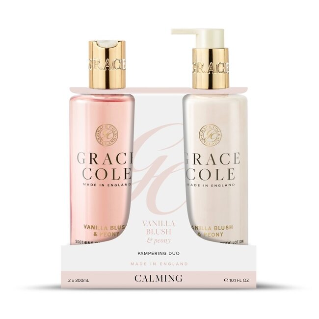 Vanilla blush & peony bodycare duo 2 Stuks