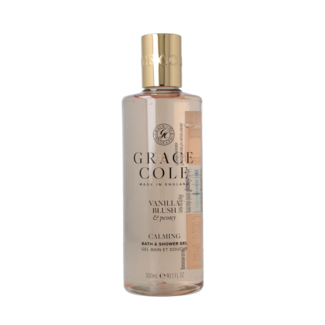 Grace Cole Vanilla blush & peony bath & shower gel 300 Milliliter