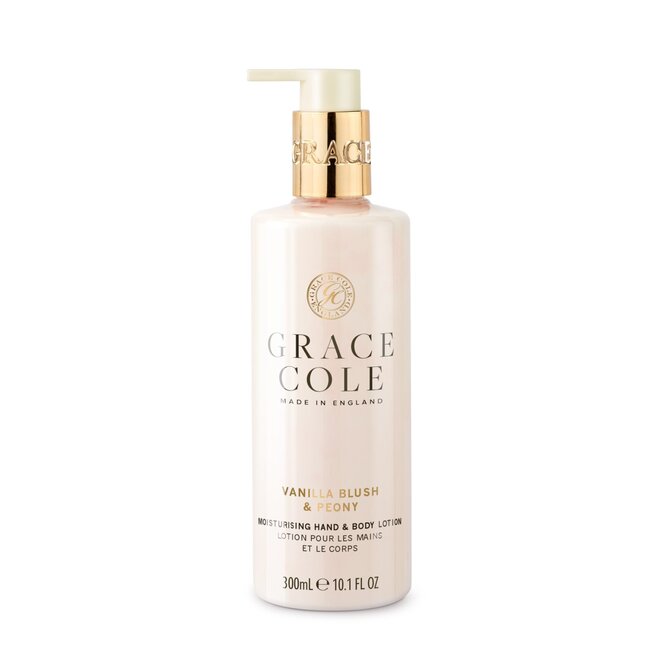 Grace Cole Vanilla blush & peony hand & body lotion 300 Milliliter