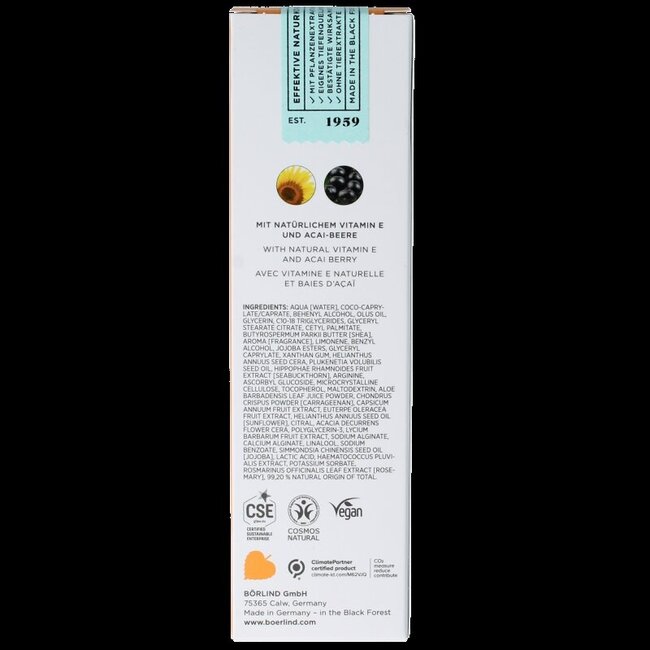 Borlind Masque vitaminé bio 75 ml