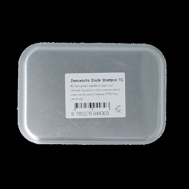Zeeuwsche Zoute Shampoo bar in aluminium travel case 1 Stuks