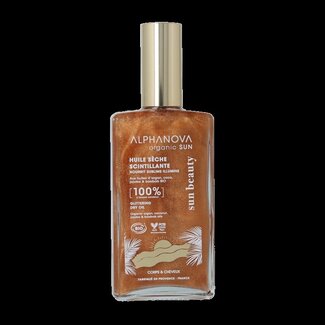 Alphanova Sun Alphanova Sun Sun huile sèche scintillante bio 100 ml