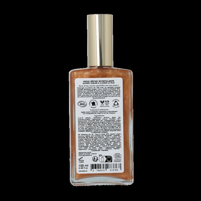 Alphanova Sun Sun huile sèche scintillante bio 100 ml