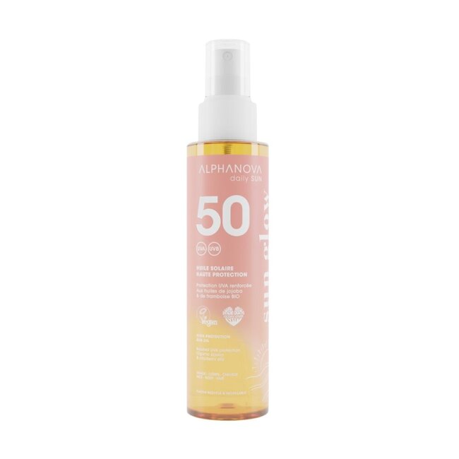Protective sun oil sun glow bio SPF50 125 Milliliter