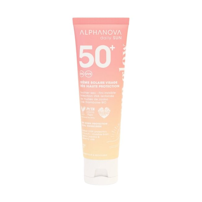 Face sun milk sun glow bio SPF50+ 50 Milliliter