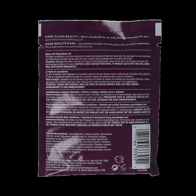 HASK Conditioner moist deep macadamia oil 50 Milliliter