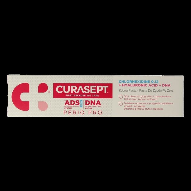 Curasept ADS DNA Perio Pro 712 CHX 0,12% + HA tandpasta 75 Milliliter