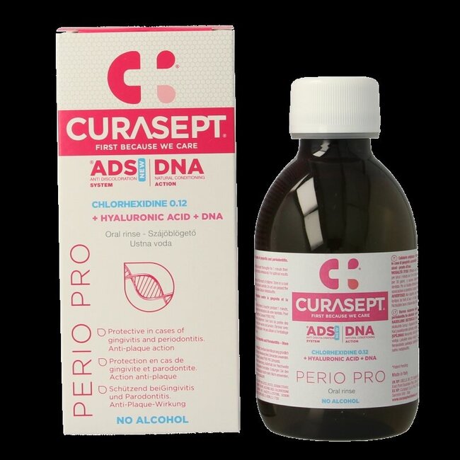 Curasept ADS DNA Perio Pro CHX 0,12 % + HA bain de bouche 200 ml