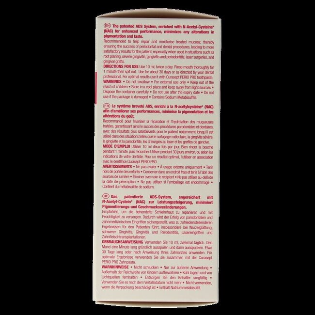 Curasept ADS DNA Perio Pro CHX 0,12% + HA mondspoelmiddel 200 Milliliter