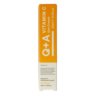 Q+A Vitamine C eye cream 15 Milliliter