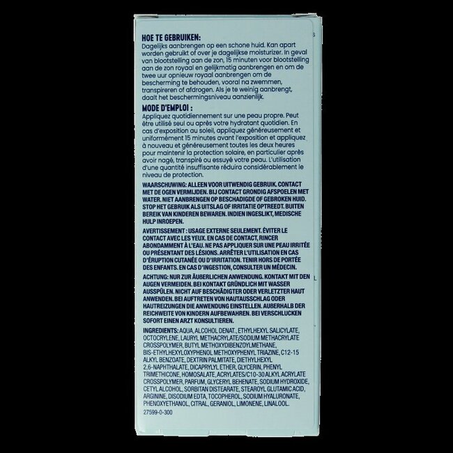 Bioré Aqua Hydratant Riche et Léger SPF30 UV 50 ml