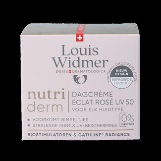 Louis Widmer Nutriderm dagcreme eclat rose nutri UV50 zonder pa 50 Milliliter