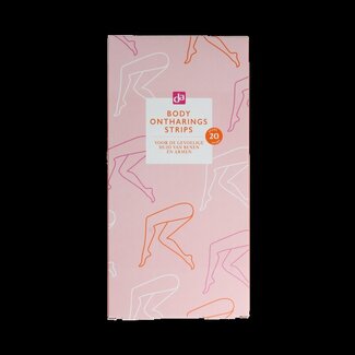 DA Ontharingsstrips body 20 + 4 wipes 24 Stuks
