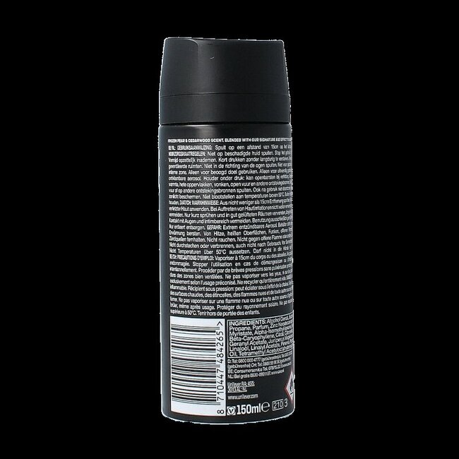 AXE Déodorant bodyspray black 150 ml
