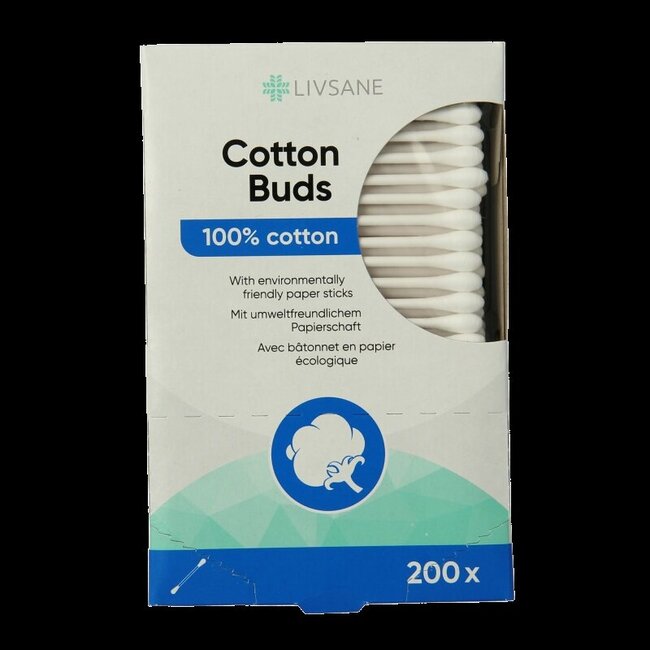 Wattenstaafjes papier 200 Stuks