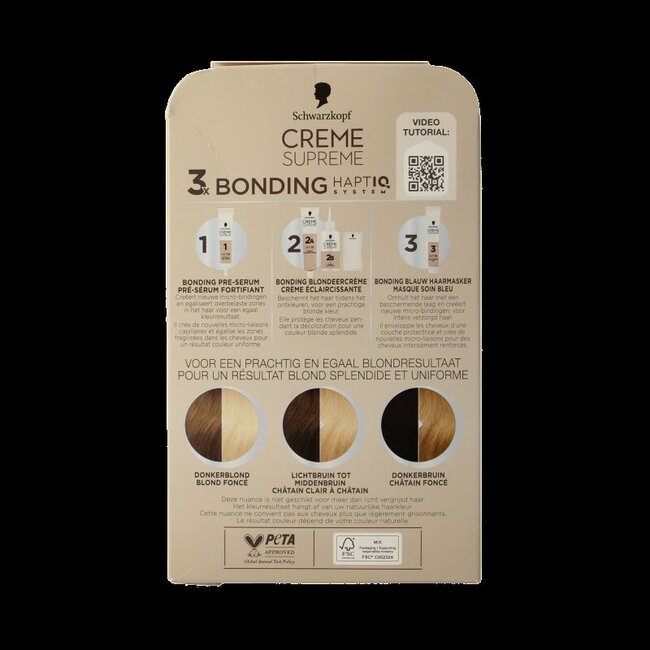 Schwarzkopf Creme supreme L1++ lightener 1 Stuks